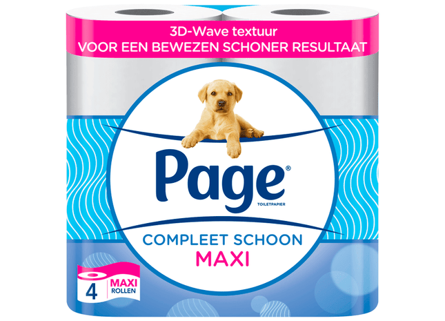 Page Compleet Schoon toiletpapier maxi