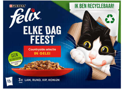 Felix Elke Dag Feest kattenvoer countryside