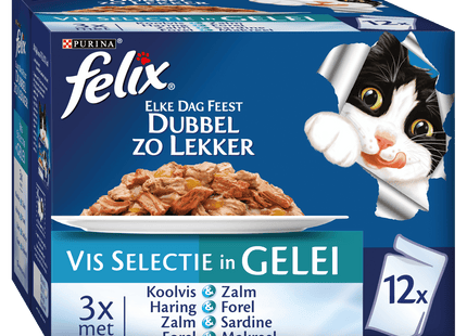 Felix Every Day Party cat food fish selection