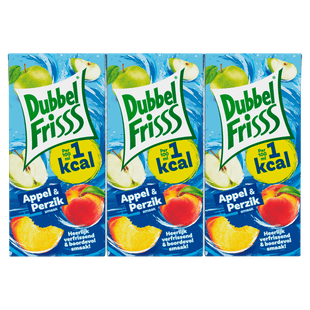 Dubbelfrisss 1kcal Appel & perzik
