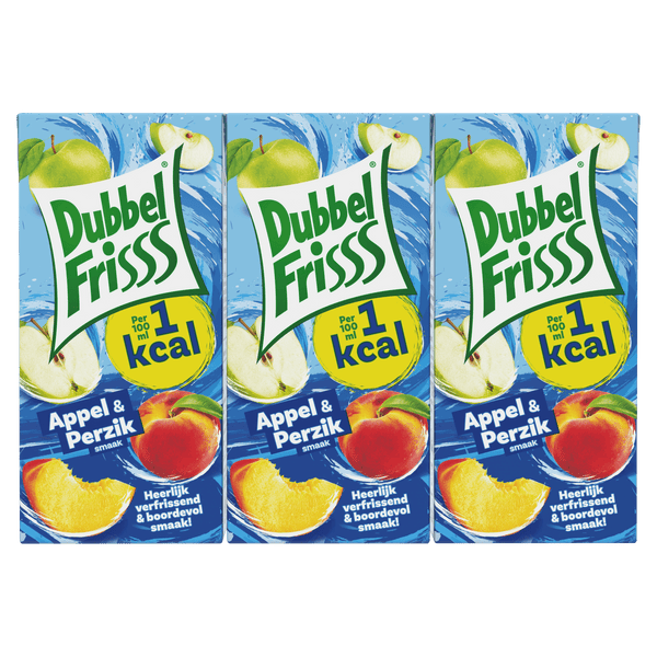 Dubbelfrisss 1kcal Appel & perzik