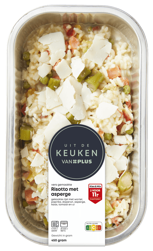 Uit de keuken van  Risotto met groene asperges