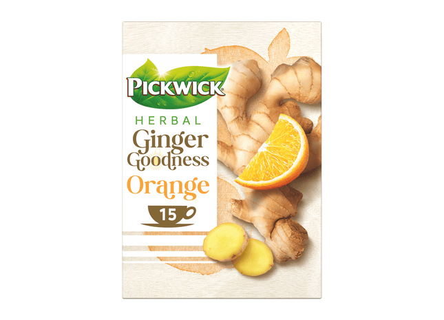 Pickwick Ginger goodness orange