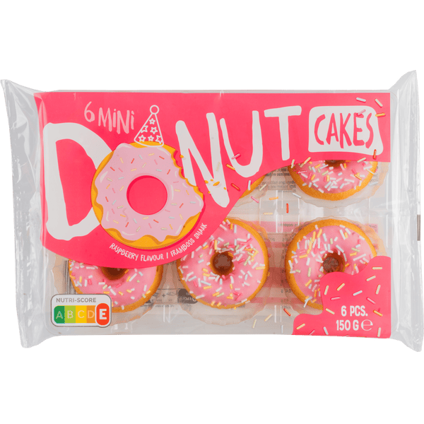 Van Dijk Donut cakejes Framboos