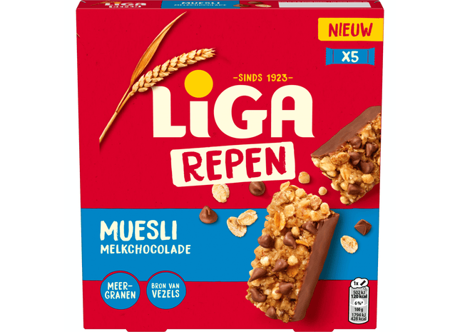 Liga Mueslirepen melkchocolade