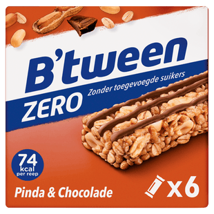 B'tween Mueslireep Zero Pinda Chocolade