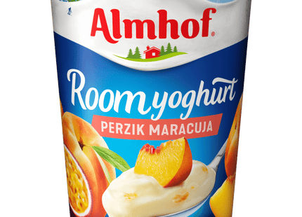 Almhof Roomyoghurt maracuja-perzik