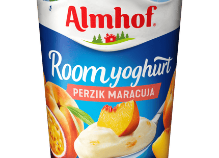 Almhof Roomyoghurt maracuja-perzik  Dutchshopper