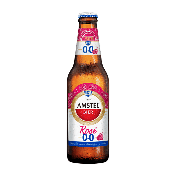 Amstel Rosé 0,0 Bierflasche