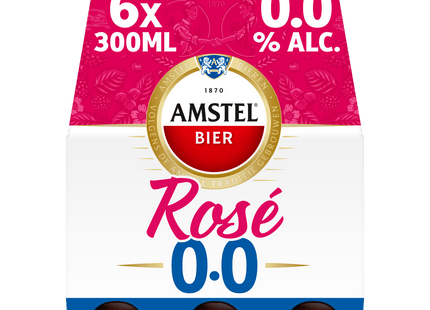 Amstel Rosé 0.0 bier fles