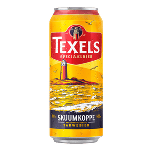 Texels Skuumkoppe bier blik