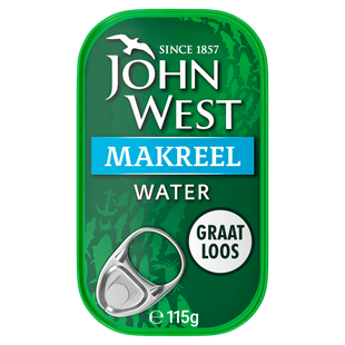 John West Makreel in water