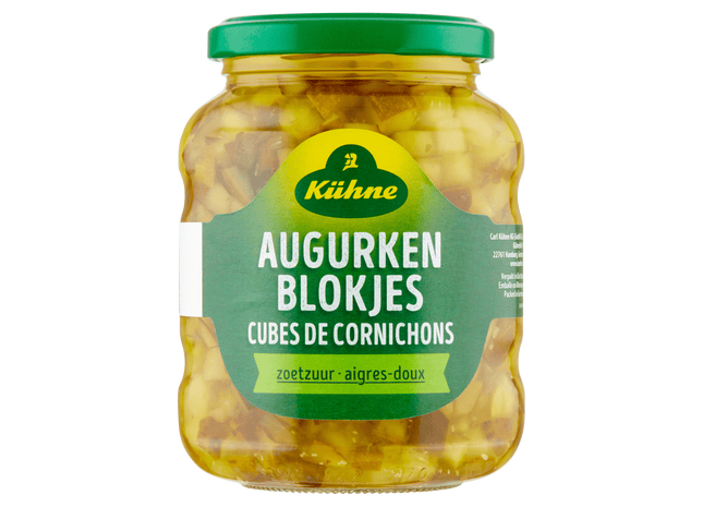 Kuhne Gurkenwürfel süß-sauer