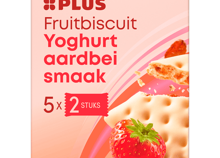 Fruitbiscuit yoghurt aardbei