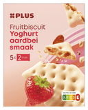 Fruitbiscuit yoghurt aardbei