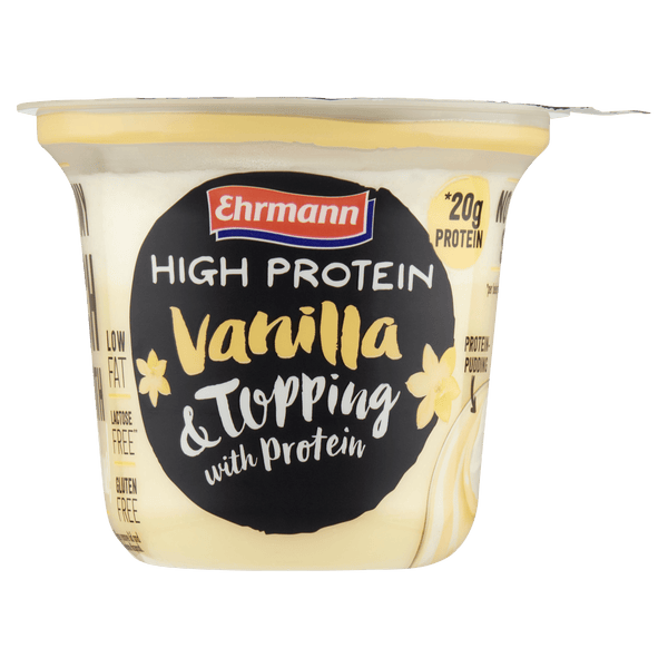 Ehrmann Hochprotein Pudding Topping Vanille