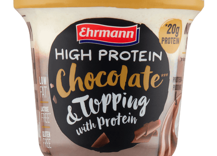 Ehrmann High Protein pudding topping chocolate