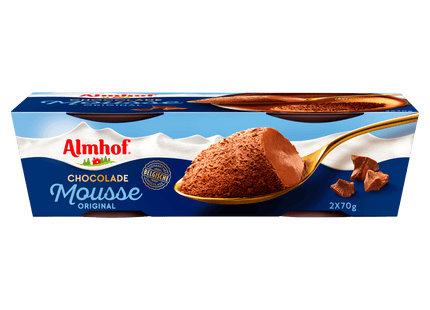 Almhof Chocolade mousse 2 x 70 gram