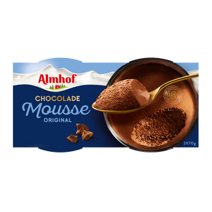 Almhof Chocolade mousse 2 x 70 gram