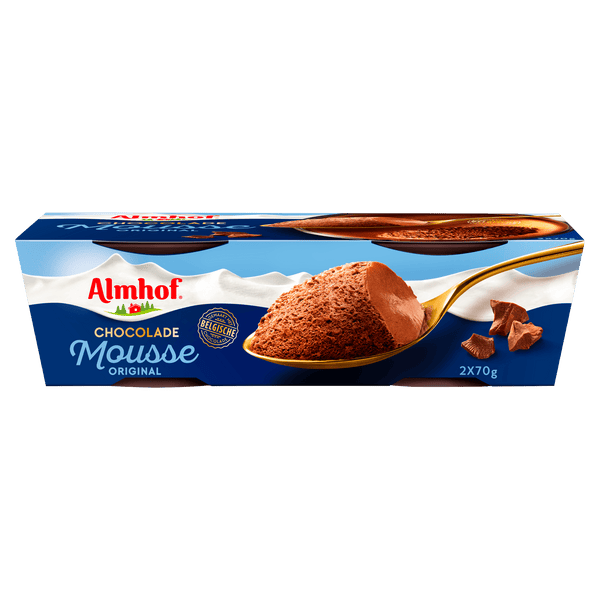 Almhof Chocolade mousse 2 x 70 gram