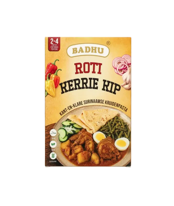 Badhu Roti kerrie kip