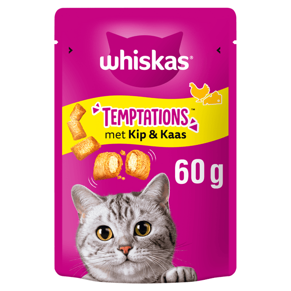 Whiskas Temptations Kip en Kaas