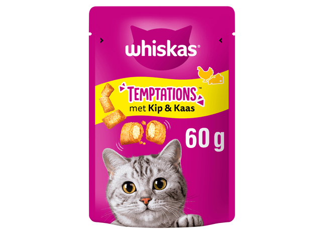 Whiskas Temptations Kip en Kaas