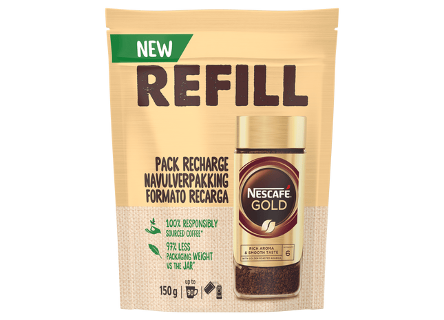 Nescafe Gold refill bag