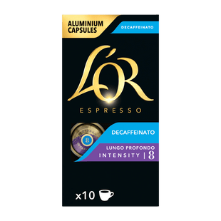 L'Or Espresso capsules lungo profondo decaf