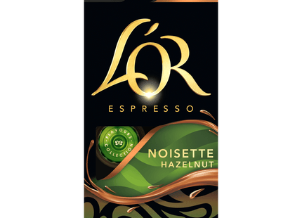 L'Or Flavours espresso caps hazelnut