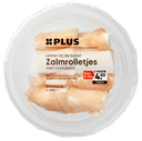 Salmon rolls with plain cream cheese