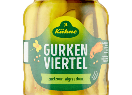 Kuhne Gurkenviertel sweet and sour