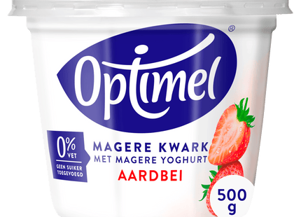 Optimel Cottage cheese strawberry 0% fat