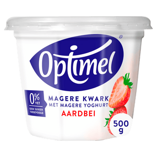 Optimel Kwark aardbei 0% vet