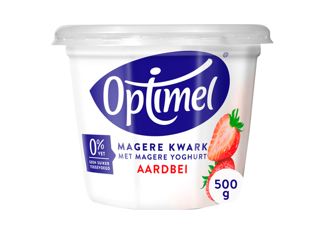Optimel Kwark aardbei 0% vet