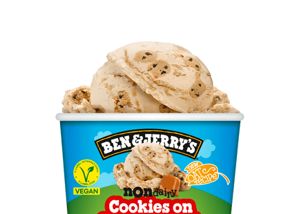 Ben&Jerry's Non-dairy cookies on cookie dough