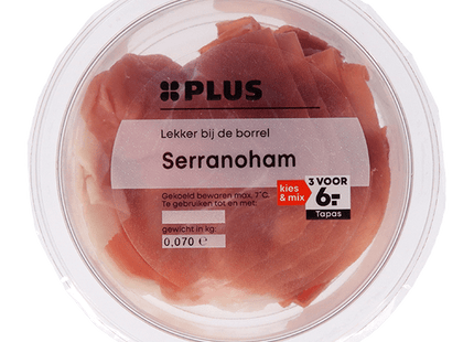 Dungesneden serranoham