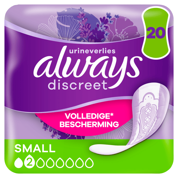 Always Discreet sanitary pads small