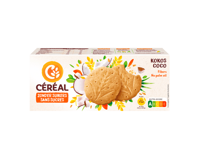 Cereal Koekjes kokos zonder suikers