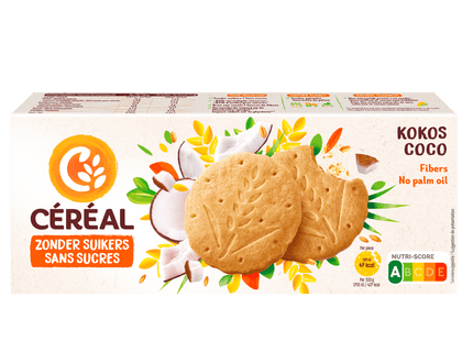 Cereal Koekjes kokos zonder suikers