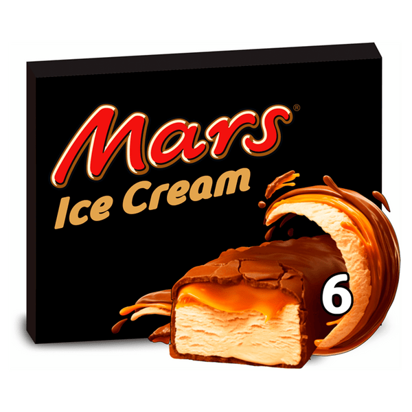 Mars Milk Chocolate Caramel Ice Cream Bars