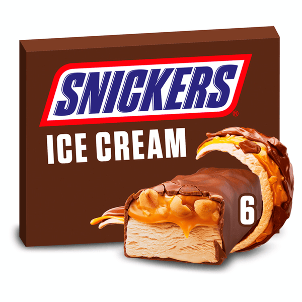 Snickers Milk Chocolate Caramel Ice Cream Multipack