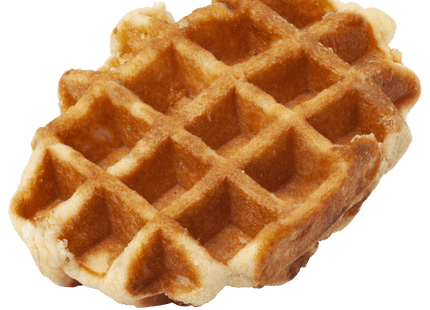 Belgian sugar waffle with butter