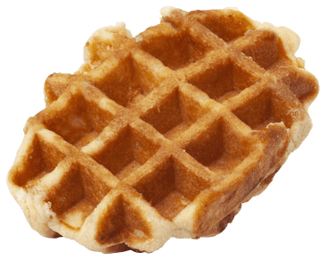Belgische suikerwafel met roomboter