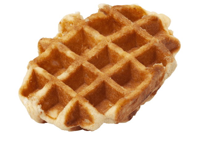 Belgische suikerwafel met roomboter