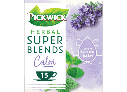 Pickwick Super blends calm herbal tea