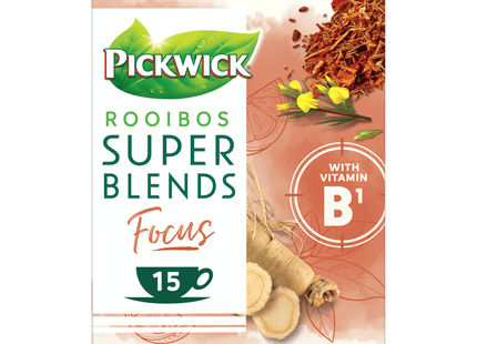 Pickwick Super blends focus herbal tea