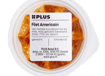 Filet Americain cup natural