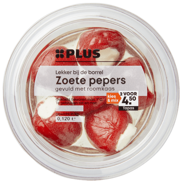 Sweet peppers cream cheese
