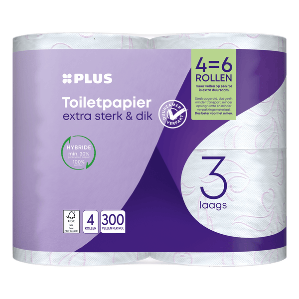 Toilet paper 3-ply maxi